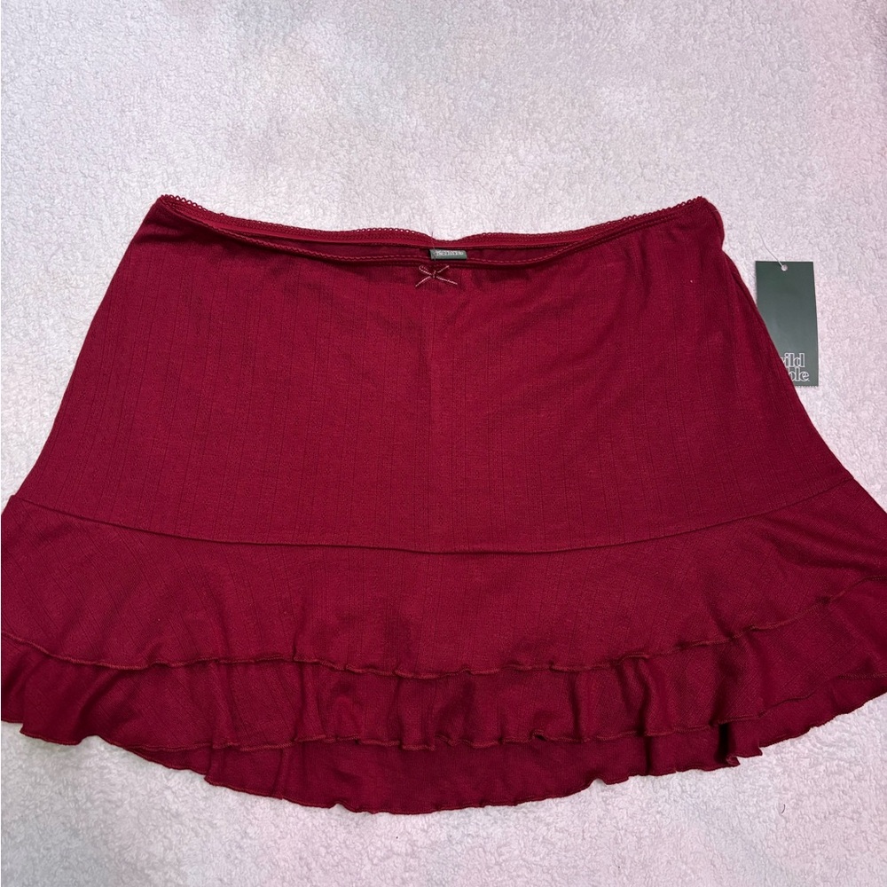 Red Strapless Top - Picture 2 of 2